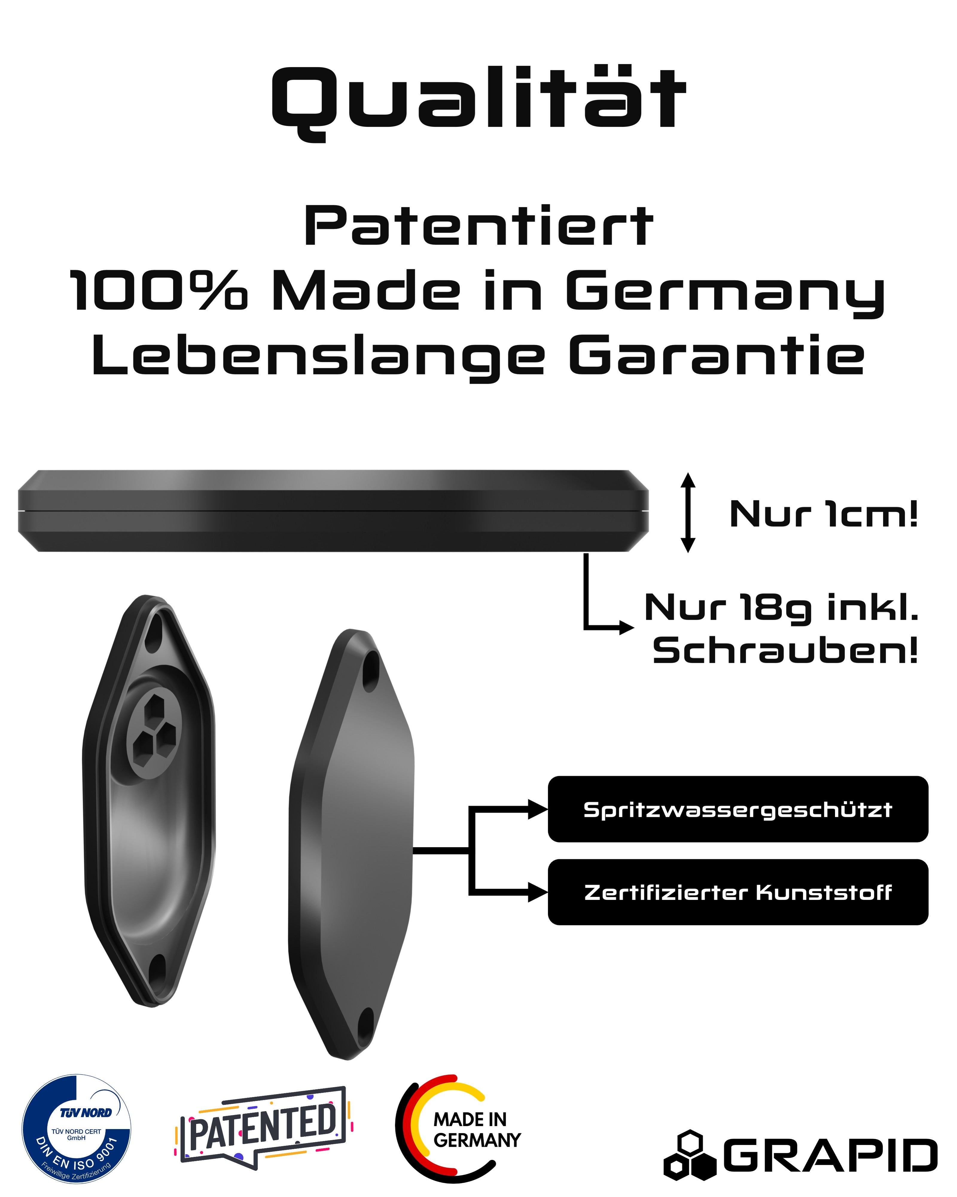 GRAPID® SmartTag 2 Fahrradhalterung