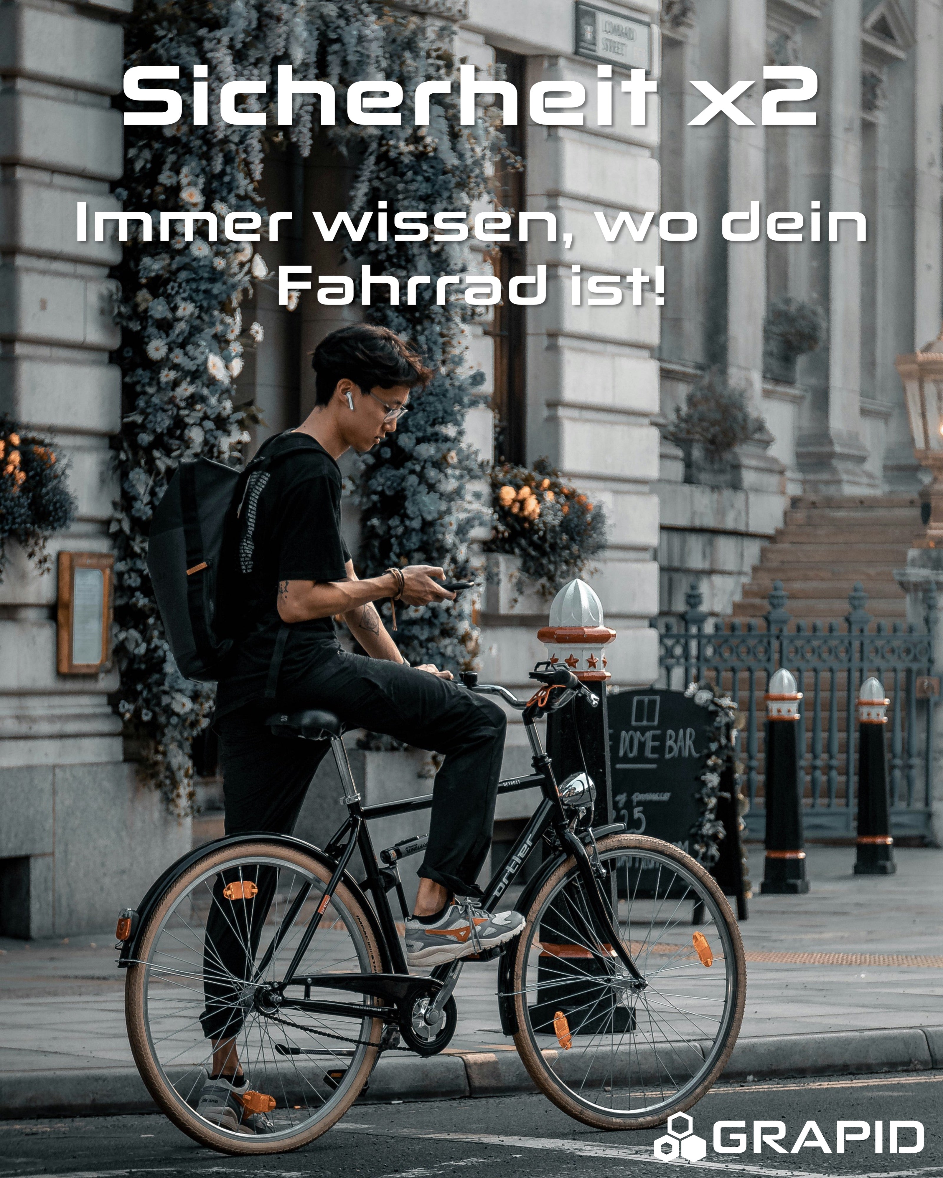 GRAPID® SmartTag 2 Fahrradhalterung